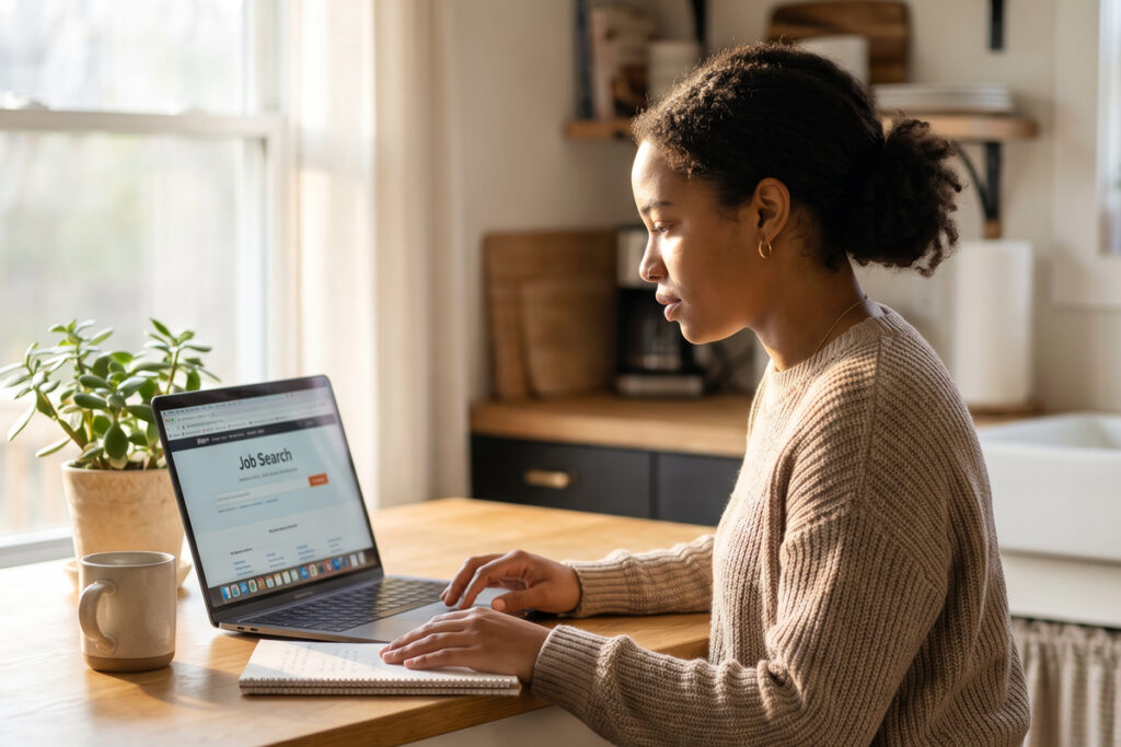 Woman on laptop