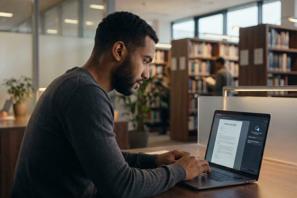 Man on a laptop